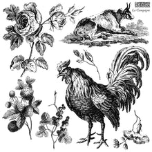 Load image into Gallery viewer, La Campagne IOD Stamp | French Country Farm Decor Stamp (2 Pages)