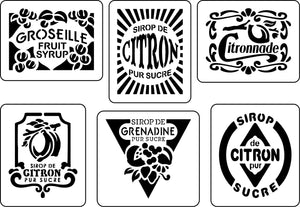French Fruit Labels 3 - LAST ONE