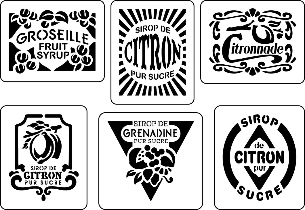French Fruit Labels 3 - LAST ONE
