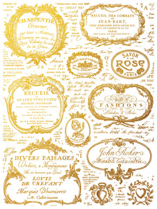 Étiquettes - 4 Page IOD Foil Transfer