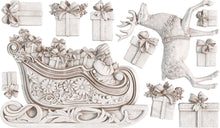 Load image into Gallery viewer, Santa&#39;s Sleigh 6x10 IOD Mould
