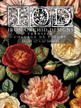 Load image into Gallery viewer, Collage de Fleurs - 8 Page Iron Orchid Designs Decor Transfer™
