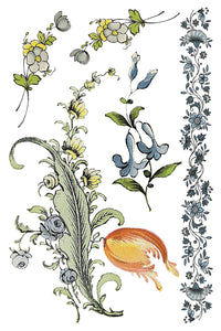 Fairytale Florals - 8 Page, 8 x 12 IOD Transfer