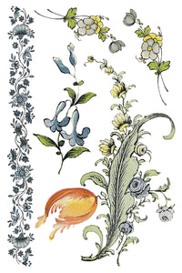 Fairytale Florals - 8 Page, 8 x 12 IOD Transfer