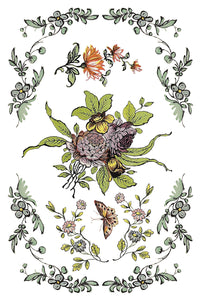 Fairytale Florals - 8 Page, 8 x 12 IOD Transfer