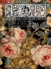 Load image into Gallery viewer, Joie des Roses - 8 Page Iron Orchid Designs Decor Transfer™
