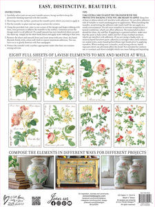 Rose Botanical - 8 Page IOD Transfer