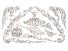 Load image into Gallery viewer, Dainty Flourishes 6&quot; x 10&quot; Food Safe Silicone Decor Mould (mold) by Iron Orchid Designs
