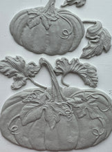 Load image into Gallery viewer, Hello Pumpkin 6&quot; x 10&quot; Food Safe Silicone Decor Mould (mold) by Iron Orchid Designs
