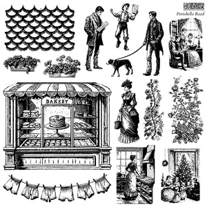 Portobello Road - 12" x 12" IOD Stamp (2 pages)