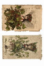 Load image into Gallery viewer, Fairy Merry Christmas - 8 Page IOD Decor Transfer *Smaller Size - RETIRED
