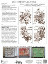 Load image into Gallery viewer, May&#39;s Roses Four-Page Decor Transfer™ In Pad Format
