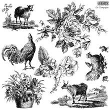 Load image into Gallery viewer, La Campagne IOD Stamp | French Country Farm Decor Stamp (2 Pages)
