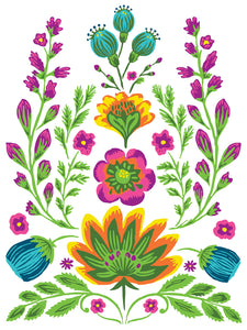 Vida Flora IOD 8 Page IOD Paint Inlay - RETIRED