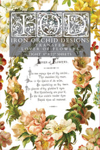 Load image into Gallery viewer, Lover of Flowers - Eight-Page Decor Transfer™ In 8" x 12" Pad Format
