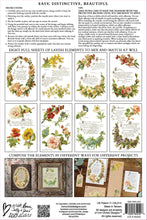 Load image into Gallery viewer, Lover of Flowers - Eight-Page Decor Transfer™ In 8" x 12" Pad Format
