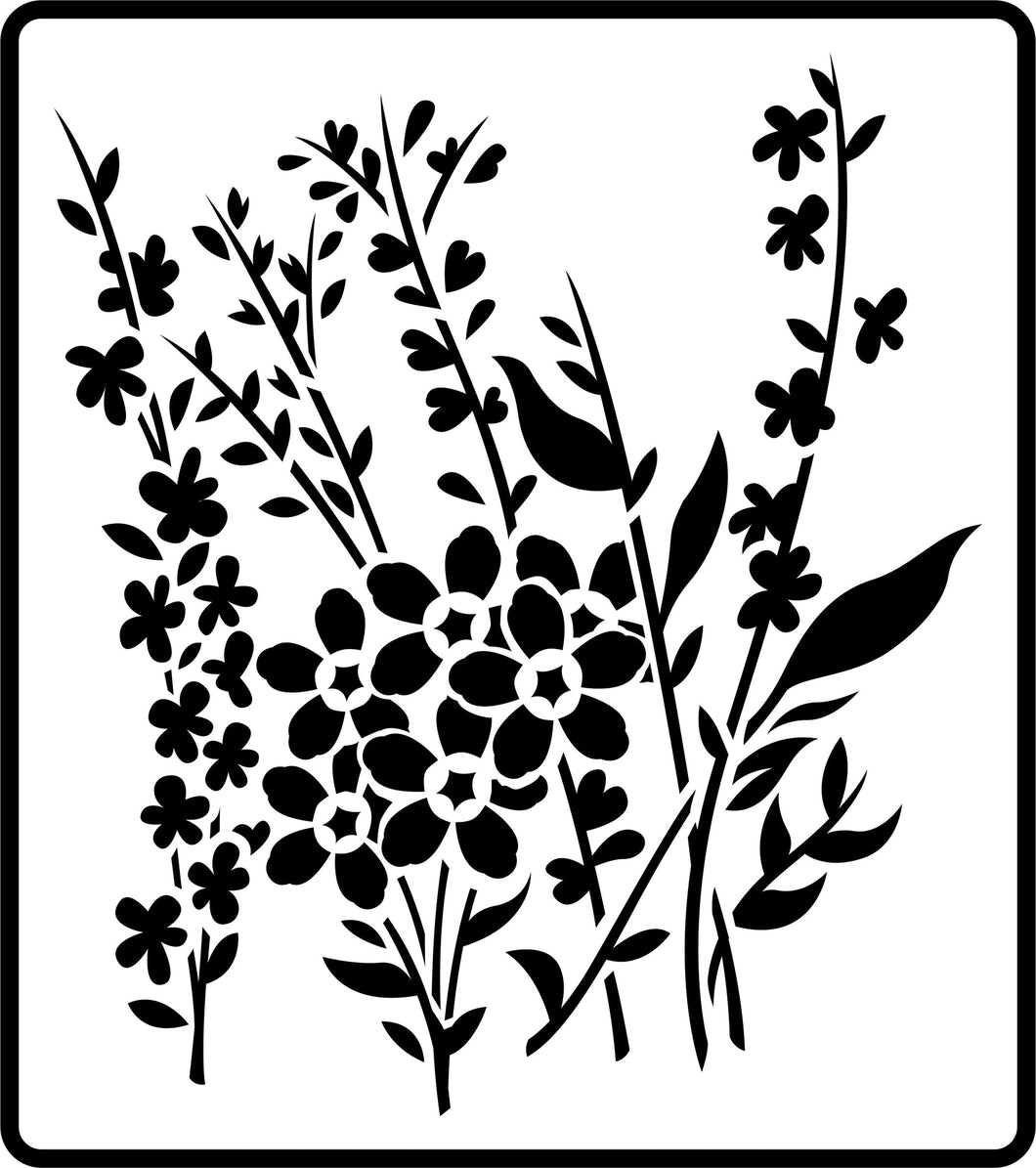 Wildflowers by JRV Stencils