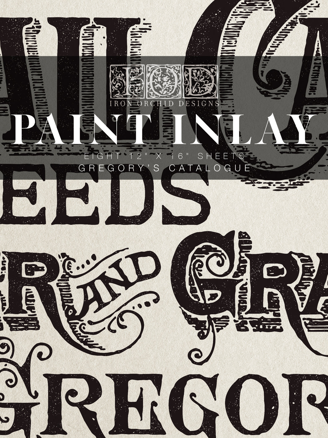 Gregory's Catalogue IOD Paint Inlay - RETIRED