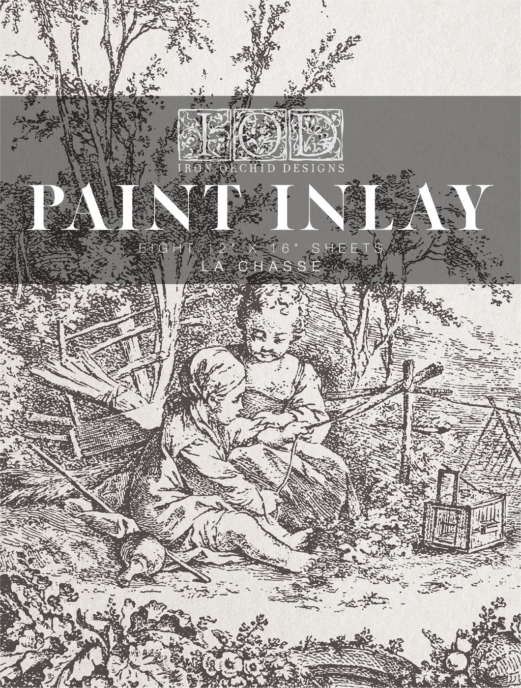 La Chasse IOD Paint Inlay - RETIRED