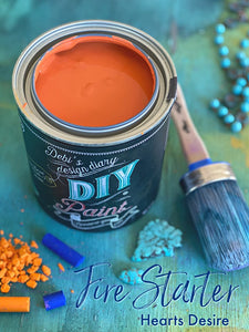 DIY Paint – Fire Starter - Clay Paint by Debi's Design Diary, Chalk Paint, No VOC Paint