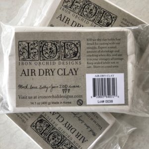 Three packages of IOD Air Dry Clay