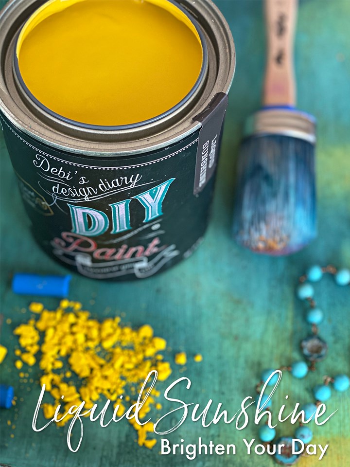 DIY Paint – Liquid Sunshine - Clay Paint by Debi's Design Diary, Chalk Paint, No VOC Paint