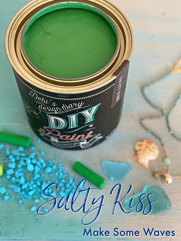 DIY Paint – Salty Kiss - Clay Paint by Debi's Design Diary, Chalk Paint, No VOC Paint