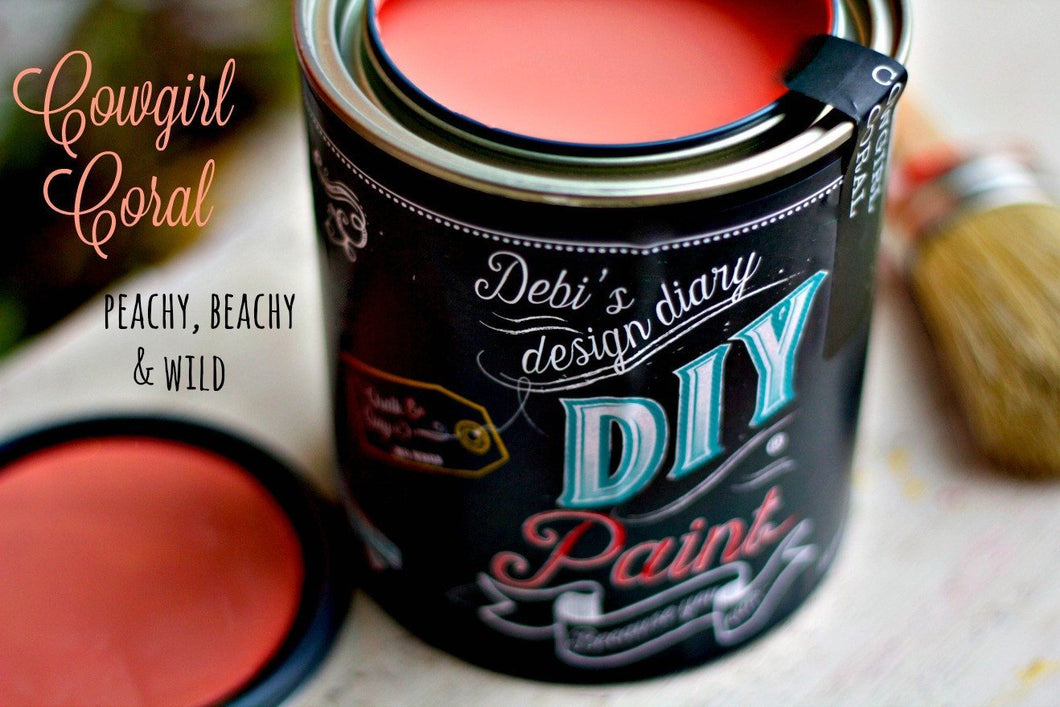 DIY Paint – Cowgirl Coral - Clay Paint by Debi's Design Diary, Chalk Paint, No VOC Paint