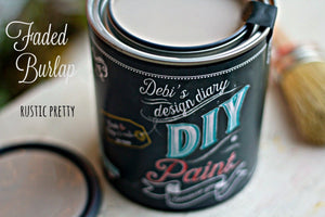 DIY Paint – Faded Burlap - Clay Paint by Debi's Design Diary, Chalk Paint, No VOC Paint
