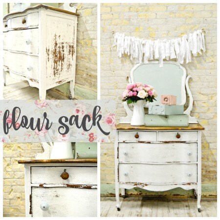 Flour Sack - Sweet Pickins Milk Paint - True White