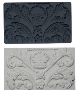 An image of the IOD Acanthus mould and all of the castings that this mould produces.