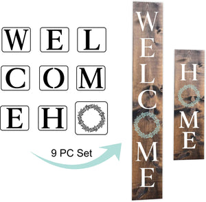 Welcome and Home Stencils