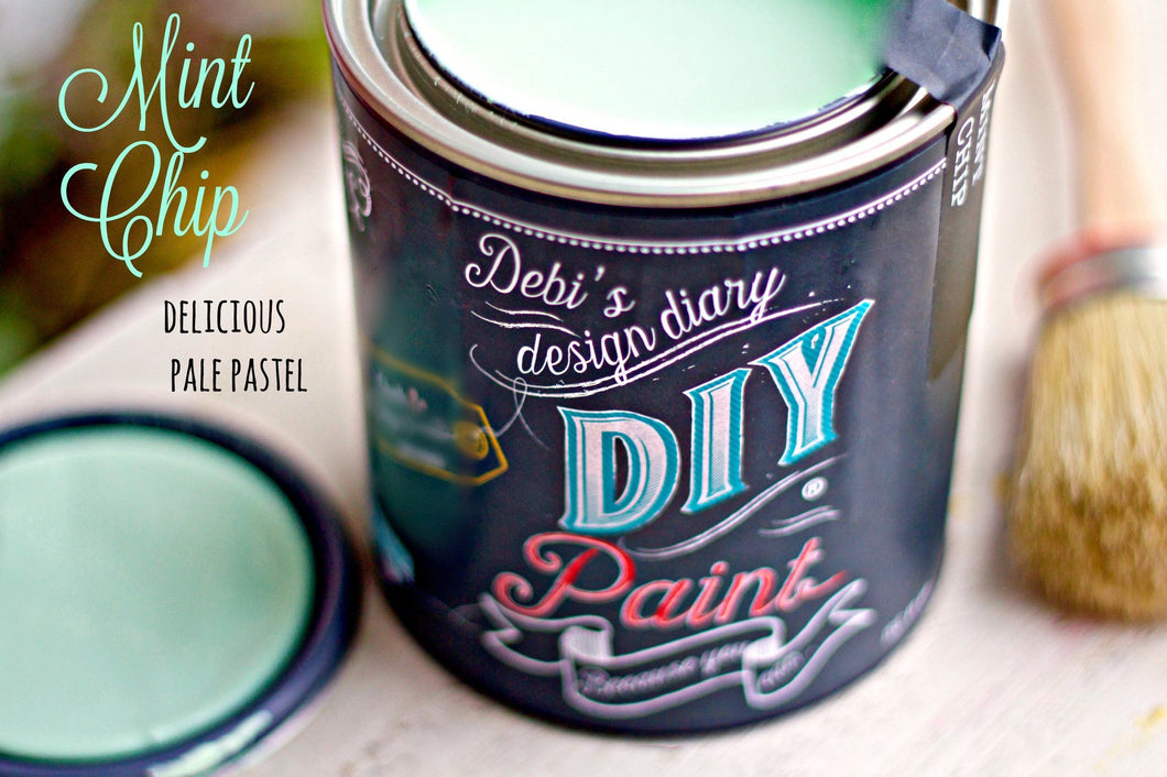 DIY Paint – Mint Chip - Clay Paint by Debi's Design Diary, Chalk Paint, No VOC Paint